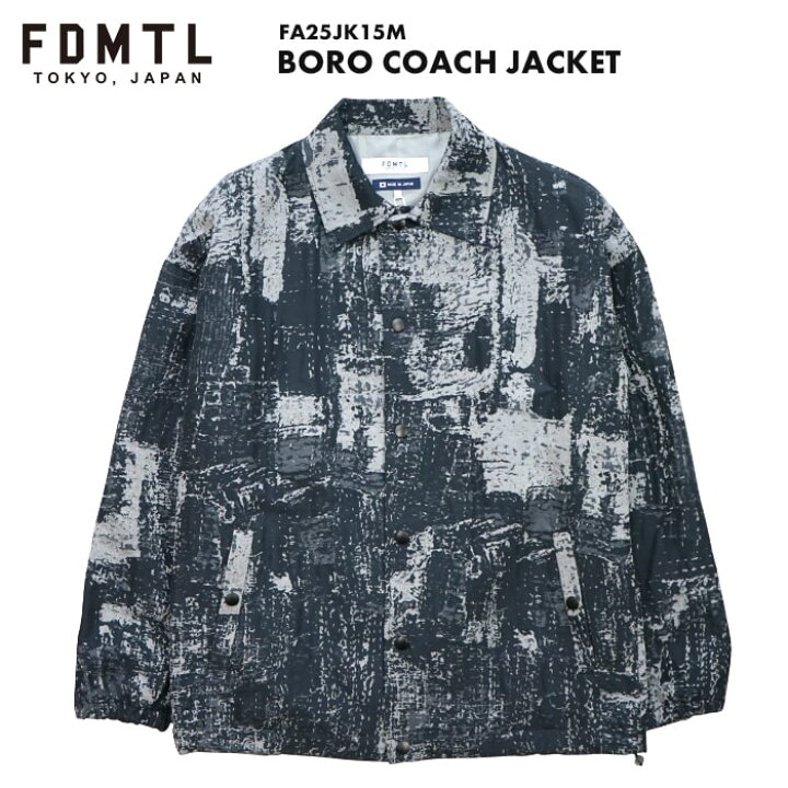 楽天市場】FDMTL ファンダメンタル BORO COACH JACKET ボロ コーチ 