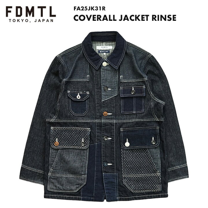 楽天市場】ファンダメンタル FDMTL カバーオールジャケット リンス 