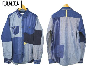 FDMTL ファンダメンタル BORO INDIGO SHIRT デニムシャツ SH35A インディゴ SALE セール品 お買い得 値下げ