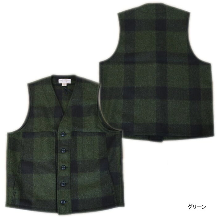 楽天市場】FILSON フィルソン MACKINAW WOOL VEST マッキーノ ウール 