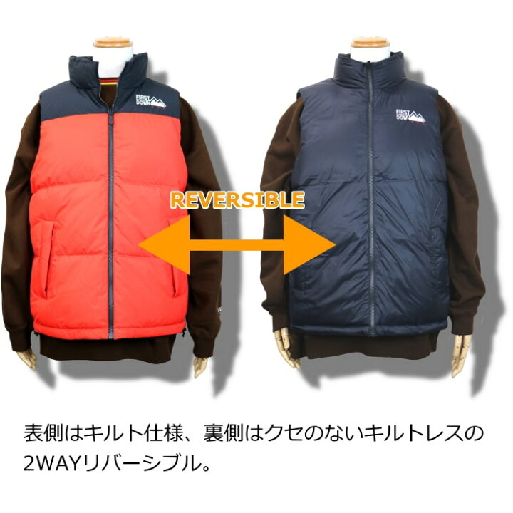 楽天市場】FIRST DOWN BUBBLE DOWN VEST MICROFT ファーストダウン 