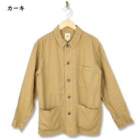 FOB FACTORY エフオービーファクトリー HEMP SHIRT JACKET　シャツ ジャケット ヘンプ 日本製 F2413 送料無料 39ショップ 3colors