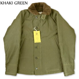 FREE WHEELERS フリーホイーラーズ TYPE N-1 DECK JACKET デッキジャケット 2431001 2colors アルパカ ウール ライニング ジャングルクロス 経年変化 保温性 防風性 甲板 海軍 アメリカ ミリタリー サープラス ヴィンテージ 送料無料 アメリカ屋 カーキグリーン レッドカーキ