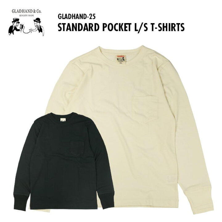 楽天市場】GLADHAND グラッドハンド STANDARD POCKET L/S T-SHIRTS 
