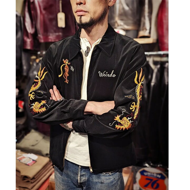 楽天市場】GLAD HAND WEIRDO SOUVENIR JACKET「BLACK」グラッドハンド 