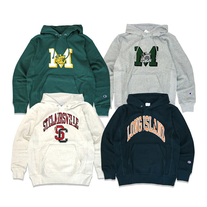 楽天市場】CHAMPION チャンピオン REVERSE WEAVE HOODED SWEATSHIRT  