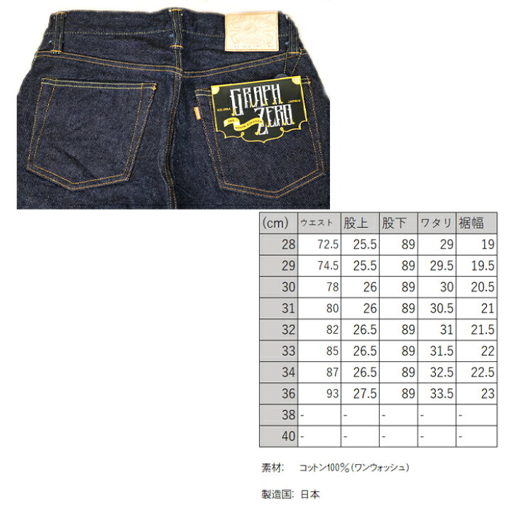 楽天市場】graph zero グラフゼロ 16OZ 右綾レギュラーストレート 