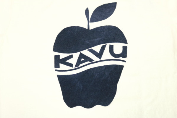 楽天市場】KAVU カブー Apple TEE アップルTシャツ プリントＴシャツ 