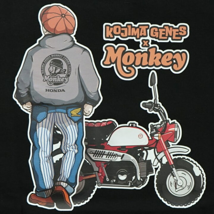 楽天市場】HONDA x KOJIMA GENES COLLABORATION MONKEY COMBO T-SHIRT 