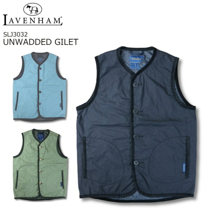 楽天市場】LAVENHAM UNWADDED GILET ラベンハム ベスト 送料無料 
