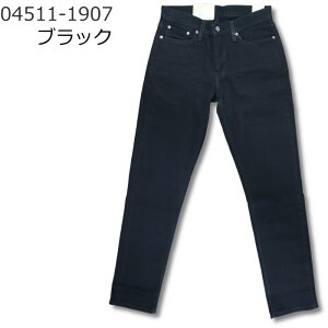 LEVI'S 511 SLIM FIT STRETCH BLACK ���[�o�C�X 511 �X�����t�B�b�g �X�g���b�` �u���b�N �^�C�g�V���G�b�g