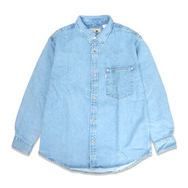 LEVI'S リーバイス SILVERTAB OVERSIZE SHIRT MEDIUM INDIGO シルバータブ オーバーサイズシャツ ミディアムインディゴ トレンド ユースカルチャー ライトユーズド 大きめ 経年変化 古着風 80s 90s A3404-0002 送料無料 39ショップ