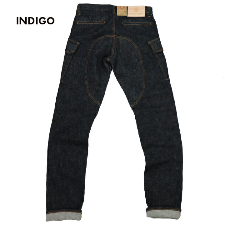 楽天市場】KOJIMA GENES 児島ジーンズ W-KNEE CARGO SLIM STRETCH