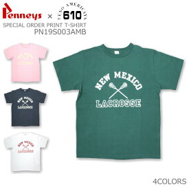アメリカ屋別注 PENNEY'S PRINT T-SHIRT プリントTシャツ PN19S003AMB 4color セール品 お買い得