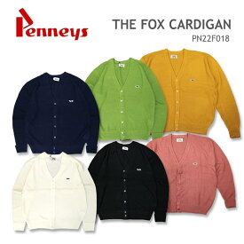 PENNEY'S ペニーズ THE FOX CARDIGAN フォックス カーディガン PN22F018 6colors 送料無料 39ショップ