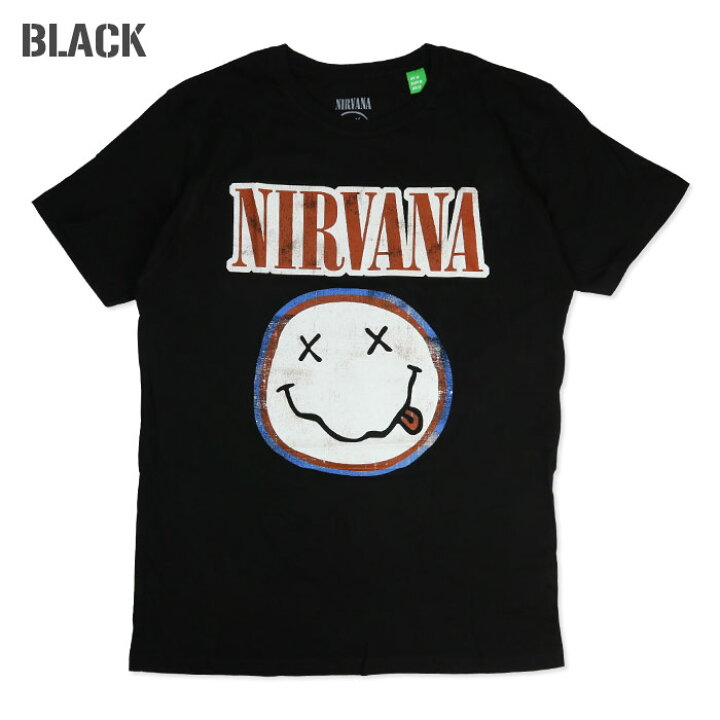楽天市場】ロックオフ ROCKOFF ニルヴァーナ Tシャツ ディストレスト 