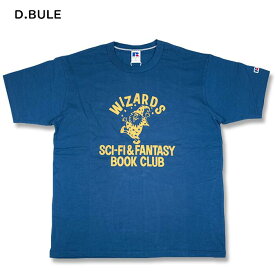 RUSSELL ATHLETIC 70's CLASSIC SS WIZARDS クラシックTシャツ 半袖 ショートスリーブ アメリカ屋 綿 プリントTシャツ RC-23028A 2color 送料無料 39ショップ