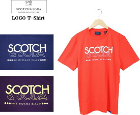 SCOTCH & SODA スコッチ&ソーダ LOGO PRINT T-SHIRT ロゴプリントTシャツ 282-14417 3color セール品 お買い得 値下げ