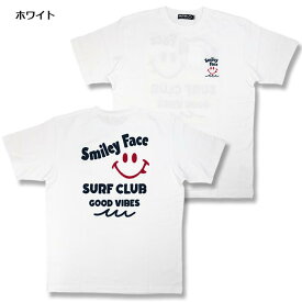 SALE CALISURF SMILEY FACE TEE ショートスリーブ 刺繍 スマイリー フェイス Tシャツ 半袖 スマイル 232CF1ST081 セール品 お買い得 値下げ 39ショップ 返品交換不可