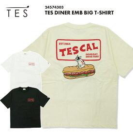 The Endless Summer ザエンドレスサマー TES DINER EMB BIG T-SHIRT　テス ダイナー 刺繍 ビッグTシャツ 24574303 送料無料 39ショップ