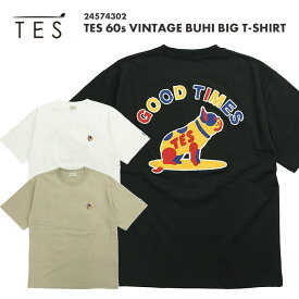 The Endless Summer ザエンドレスサマー TES 60s VINTAGE BUHI BIG T-SHIRT　テス 60年代 ビンテージ ブヒ ビッグTシャツ 24574302 送料無料 39ショップ
