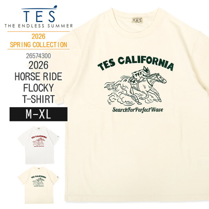 楽天市場】テス TES エンドレスサマー 2026ホースライドフロッキーT 