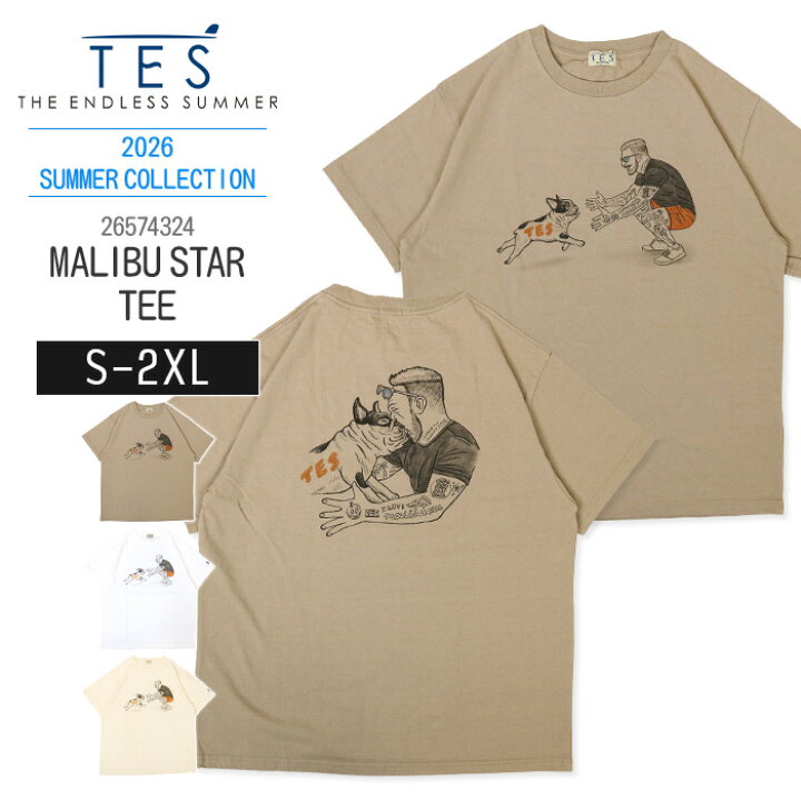 楽天市場】テス TES エンドレスサマー マリブスターTシャツ 26574324 