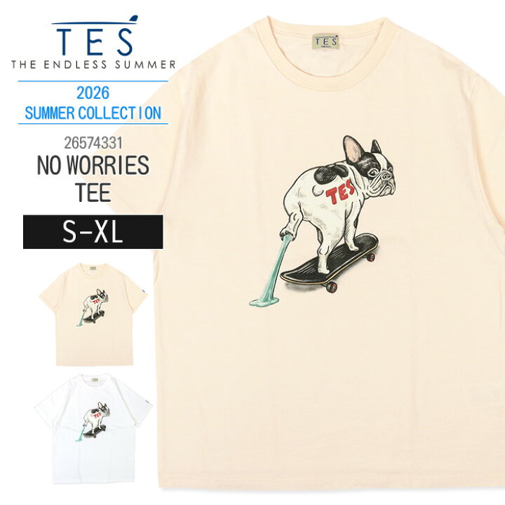 楽天市場】テス TES エンドレスサマー ノーウォーリーズTシャツ 