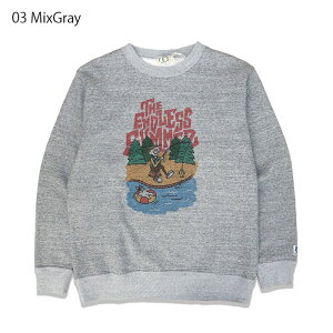 �U�G���h���X�T�}�[ The Endless Summer TES �e�X Mt SHASTA CAMP CREWNECK SWEAT �L�����v �N���[�l�b�N�X�E�F�b�g ���N�� �����O�X���[�u �g���[�i�[ �x�[�W�� �O���[ ���{�� �T�[�t �t �H �~ ���j�Z�b�N�X