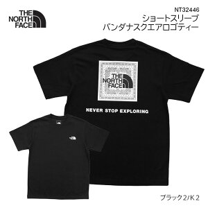 �U �m�[�X�t�F�C�X THE NORTH FACE �V���[�g�X���[�u �o���_�i �X�N�G�A ���S �e�B�[ NT32446 T�V���c �z�� ���� ���S �f�U�C�� �O���t�B�b�N �o���_�i �o�b�N�v�����g �R�b�g�� �g�b�v�X ���� �J�W