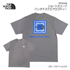 �U �m�[�X�t�F�C�X THE NORTH FACE �V���[�g�X���[�u �o���_�i �X�N�G�A ���S �e�B�[ NT32446 T�V���c �z�� ���� ���S �f�U�C�� �O���t�B�b�N �o���_�i �o�b�N�v�����g �R�b�g�� �g�b�v�X ���� �J�W