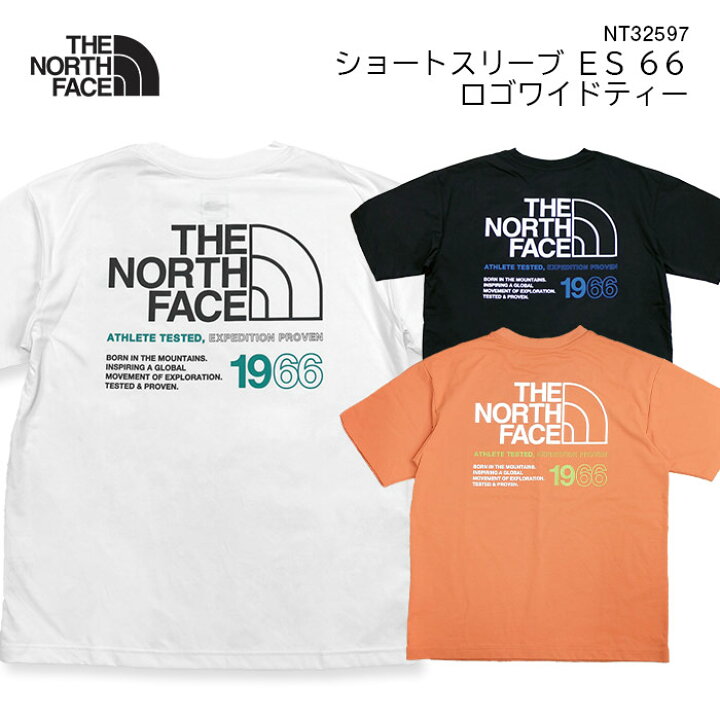 楽天市場】THE NORTH FACE ショートスリーブ ES 66ロゴ ワイド ティー 