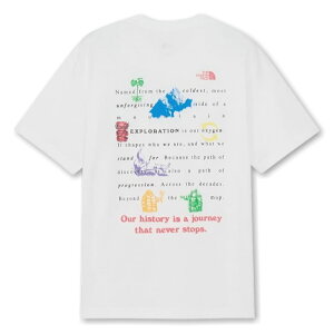 �U �m�[�X�t�F�C�X �V���[�g�X���[�u �W���[�j�[�q�X�g���[�e�B�[ THE NORTH FACE SHORT SLEEVE JOURNEY HISTORY TEE NT32643 �A�[�o���l�C�r�[ �z���C�g �~�b�N�X�O���[ �h���C�^�b�` ���A�� �A�E�g�h�A ��