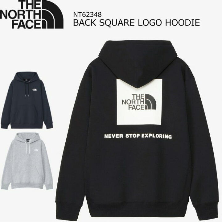 楽天市場】THE NORTH FACE BACK SQUARE LOGO HOODIE ノース フェイス  