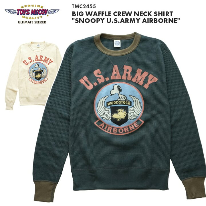 楽天市場】TOYS McCOY トイズマッコイ BIG WAFFLE CREW NECK SHIRT 