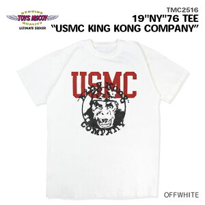 TOYS McCOY �g�C�Y�}�b�R�C 19NY76 TEE  USMC KING KONG COMPANY  1976�N �j���[���[�N  �L���O�R���O �J���p�j�[  T�V���c TMC2516 �A�����J�C�R �f�U�C�� �O���t�B�b�N �v�����g �J�W���A�� �X�g���[�g �A��