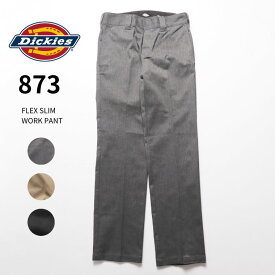 Dickies ディッキーズ 873 FLEX SLIM WORK PANT メンズ フレックス チノ ワークパンツ 仕事 黒パン ブラック ベージュ グリーン 80200400