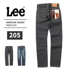 LEE リー AMERICAN RIDERS TIGHT CUT メンズ アメリカンライダース ストレート ワンウォッシュ カジュアル アメカジ バイク バイカー 濃紺 LM8205