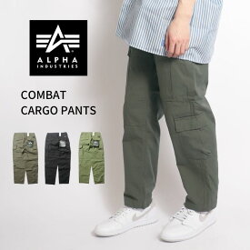 ALPHA INDUSTRIES COMBAT CARGO PANTS メンズ アルファ インダストリーズ リップストップ コンバット ワークパンツ TB1058