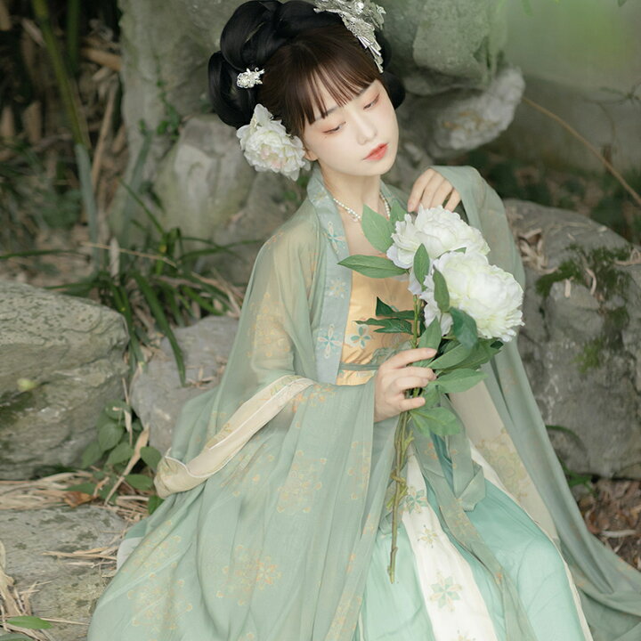楽天市場】漢服 中華風 2点セット 唐装 漢服 春 スカート 中国古代衣装 