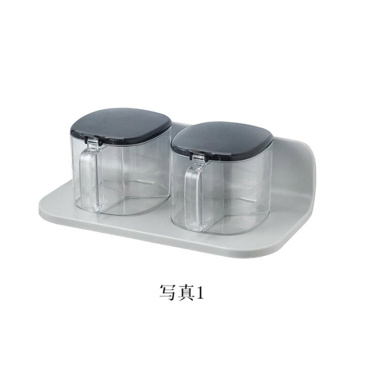 楽天市場 調味料入れ 調味料ポット 調味料ケース 密閉ポット 使いやすい おしゃれ 壁掛け式 砂糖入れ 塩入れ 粉物入れ 塩 保存 保存容器 容器 小さじスプーン付 砂糖ケース 密閉保存容器 調味料 密封保存容器 収納 軽量 便利 Ametoo