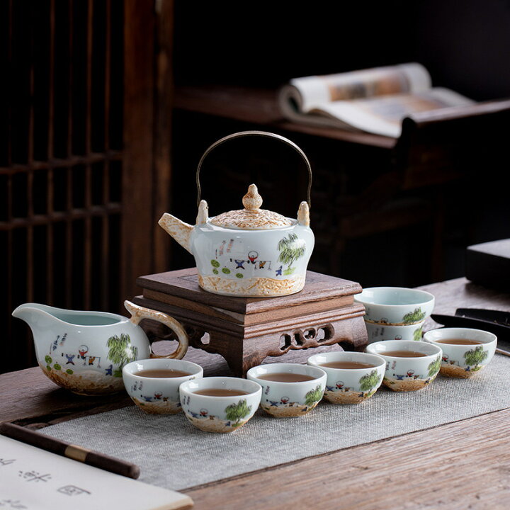 楽天市場】茶道具 中国茶道具 茶器 茶皿 功夫茶具 景徳鎮陶器 
