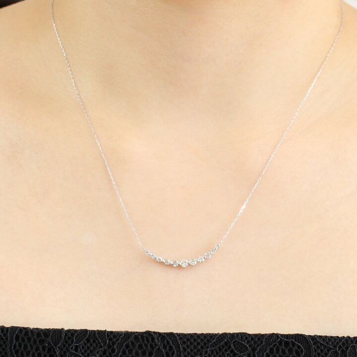楽天市場】H＆C ダイヤモンド Pt／K18WG 0.5ct ライトブラウン ライン 