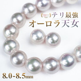 【クーポン発行中】パールキーパー&クロス付 8.0-8.5 オーロラ天女 パール ネックレス イヤリング ピアスセット 2点セット アコヤ真珠 真珠科学研究所 鑑別書 冠婚葬祭 花珠真珠 あこや パールネックレス パール 結婚 葬式 葬儀 礼服 入学 入園フォーマル