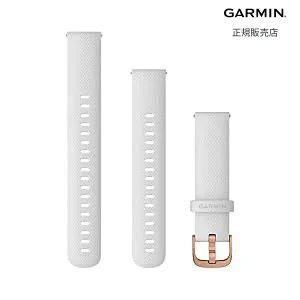 yK[~ Kiz GARMIN Quick Release oh 18mm White Silicone / Rose Gold 010-12932-06 GPS Sv h SuicaΉ  |Cg CtO g[jO