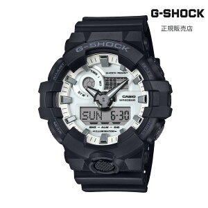 yGVbN Kiz G-SHOCK GA-700WD-1AJF Black and brilliant white
