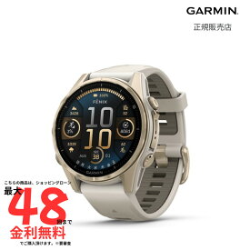 ガーミン GARMIN フェニックス fenix 8 Sapphire AMOLED Soft Gold 43mm 010-02903-16 メンズ レディース 腕時計 スマートウォッチ 正規品