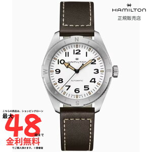 �y�n�~���g�� �������K�i�zHAMILTON Khaki Field Expedition �J�[�L �t�B�[���h �G�N�X�y�f�B�V���� �I�[�g�}�e�B�b�N �������� 41.00MM �X�e�����X�X�`�[�� ���U�[�x���g �z���C�g H70315510 �����Y �r��