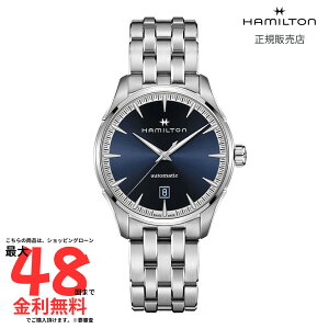 �ySS���Ԍ��� ���I�ōő�100��P�o�b�N�z�y�n�~���g�� �������K�i�zHAMILTON Jazzmaster �W���Y�}�X�^�[ �W�F���g �I�[�g�}�e�B�b�N �������� 40.00MM �X�e�����X�X�`�[���u���X �u���[ H32475140 �����Y