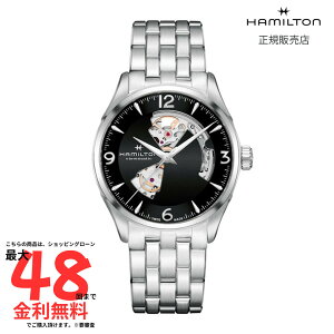 ySSI2l1l100PobNzyn~g Kiz HAMILTON Jazzmaster Open Heart WY}X^[ I[vn[g I[g}eBbN  42.00MM XeXX`[ uX ubN H3